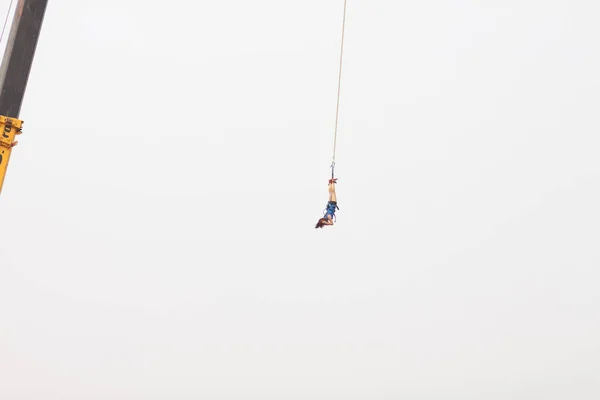 Woman Jumping Rope — Stock Photo, Image