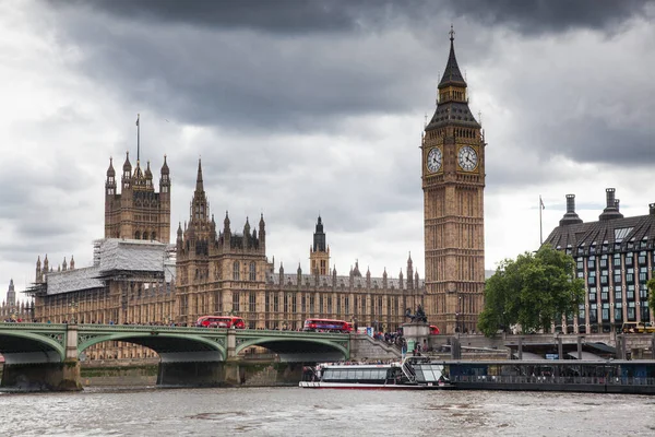 Grand Ben Les Chambres Parlement Londres Royaume Uni — Photo