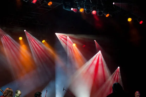 Bright Colorful Stage Lights — Stock Photo, Image