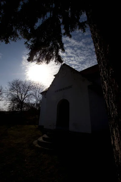 Pequeña Capilla Sanzieni Rumania —  Fotos de Stock