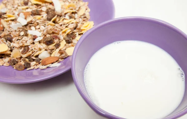 Healthy Breakfast Muesli Granola — Stockfoto