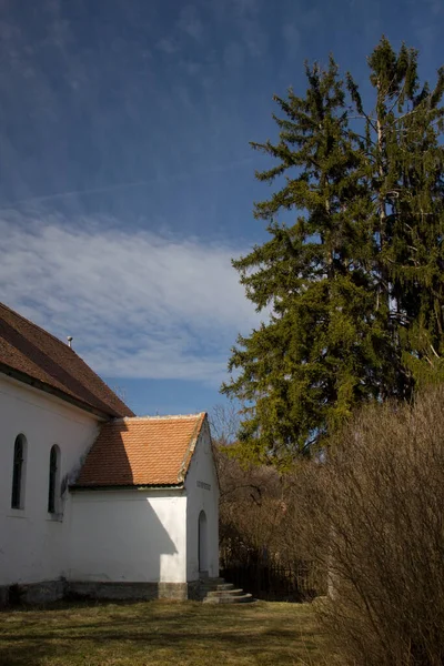 Pequeña Capilla Sanzieni Rumania —  Fotos de Stock