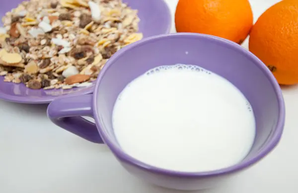 Healthy Breakfast Muesli Granola — Stockfoto