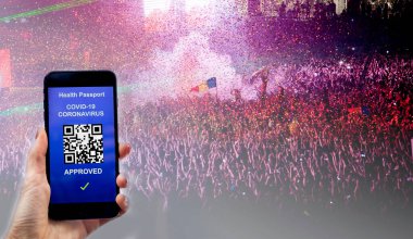 Covid-19 aşısı için dijital sağlık pasaportu. Konserlere ve festivallere giriş