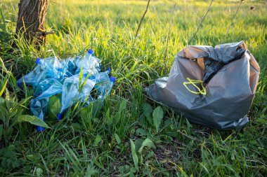 Dünya plastik çöp toplama günü gönüllüsü