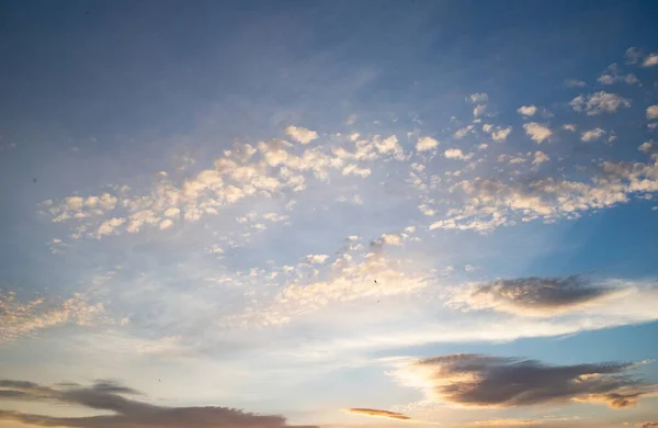 Sunset Sky Background Pink Clouds — Stock Photo, Image