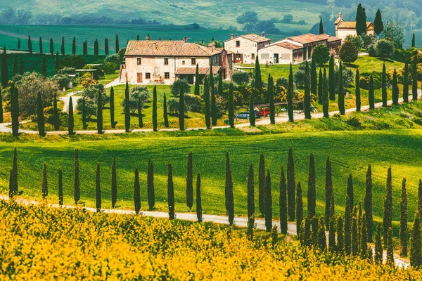 Hermoso Paisaje Toscana Italia — Foto de Stock
