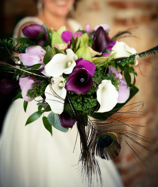 Vacker bröllopsbukett — Stockfoto