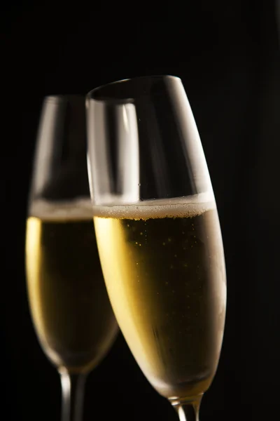 Two flutes of champagne — Stock Photo, Image