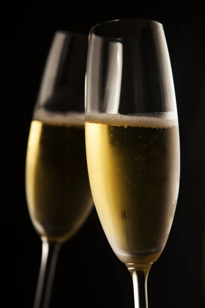 Two flutes of champagne — Stock Photo, Image