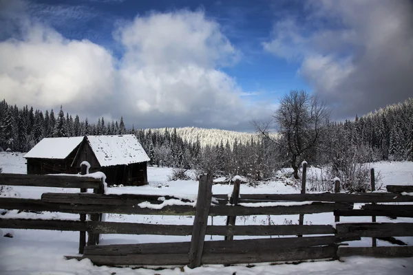 Schöne Winterlandschaft — Stockfoto