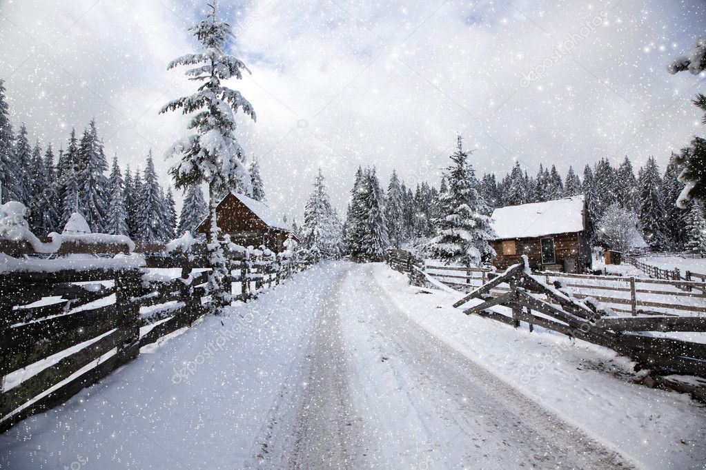 Beautiful winter landscape