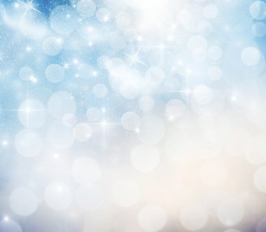 Beyaz kar taneleriyle soyut Noel arkaplanı