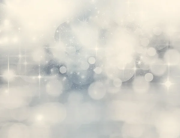 Fondo abstracto de Navidad con copos de nieve blancos — Foto de Stock