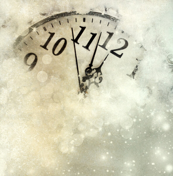 New Year's at midnight 