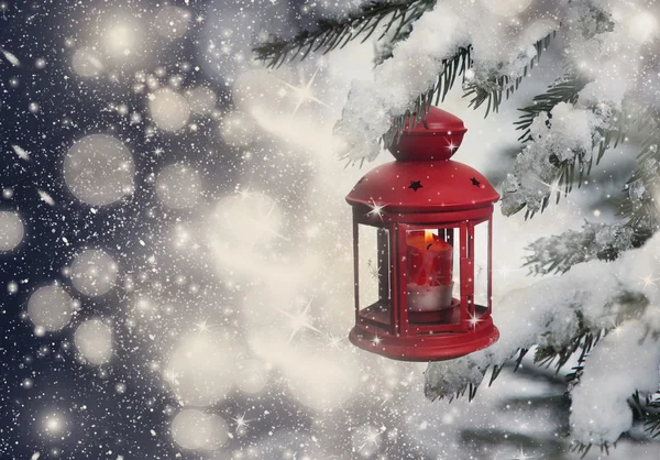 Christmas lantern — Stock Photo, Image