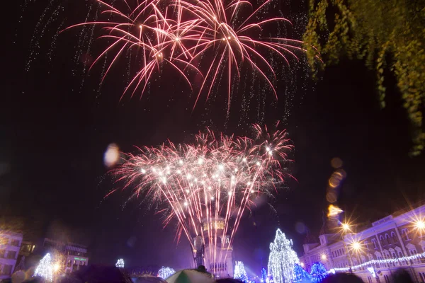 Colourful fireworks — Stock Photo, Image