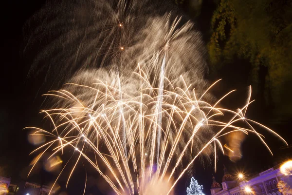 Colourful fireworks — Stock Photo, Image