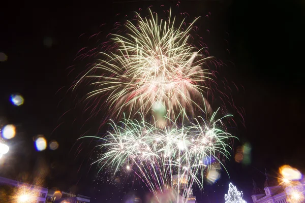 Colourful fireworks — Stock Photo, Image