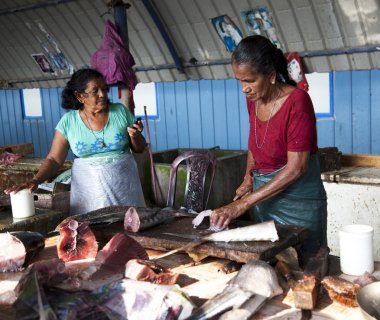 Ea, Colombo, Sri Lanka - 31 Aralık: tanımlanamayan satıcılar