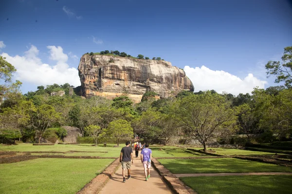 Benteng Singa Batu Sigiriya di Sri Lanka — Stok Foto