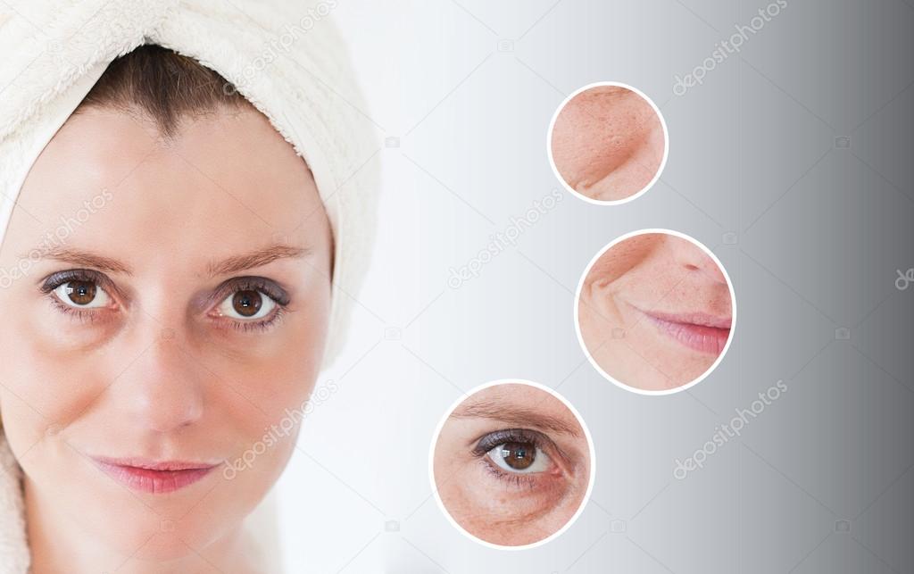 Beauty concept - skin care, anti-aging procedures, rejuvenation,