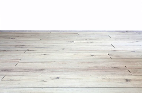 Pusty pokój z drewnianą podłogą — Zdjęcie stockowe