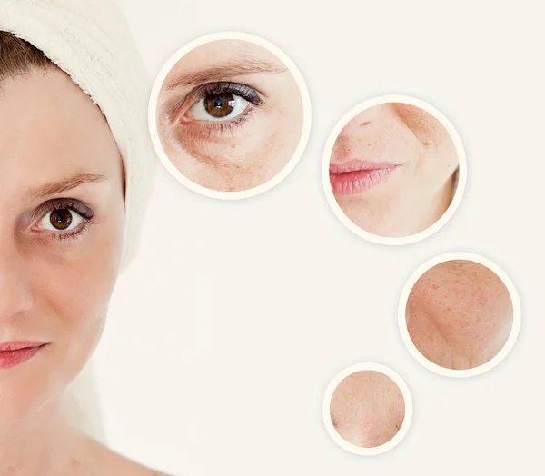 Beauty concept - skin care, anti-aging procedures, rejuvenation, — Stock Photo, Image