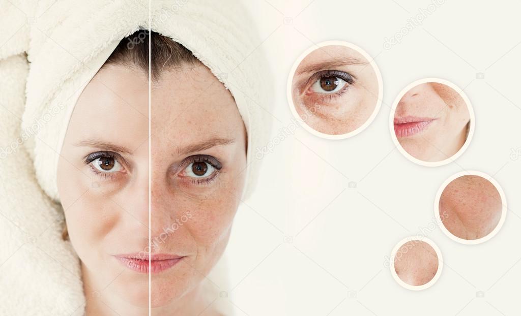 Beauty concept - skin care, anti-aging procedures, rejuvenation,