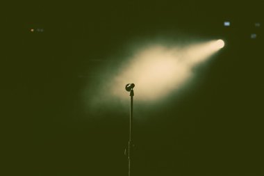 Sahne ışıkları - retro tarzı fotoğraf