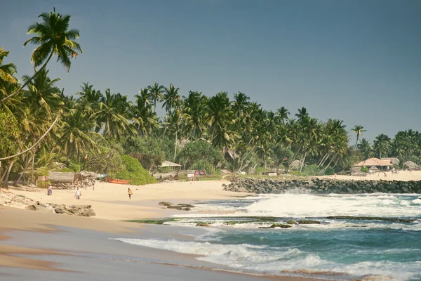 Estate a Tropical Beach - sfondo stile retrò — Foto Stock