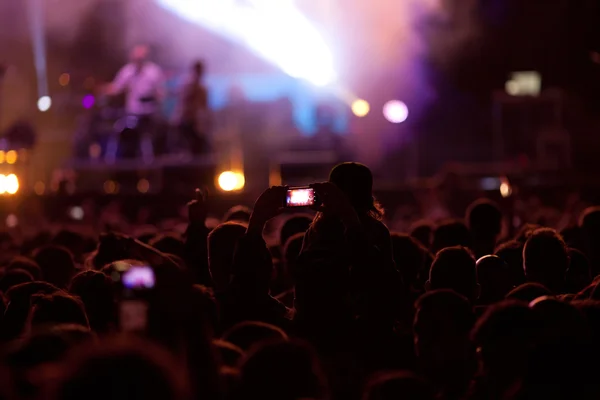 Multitud en concierto — Foto de Stock