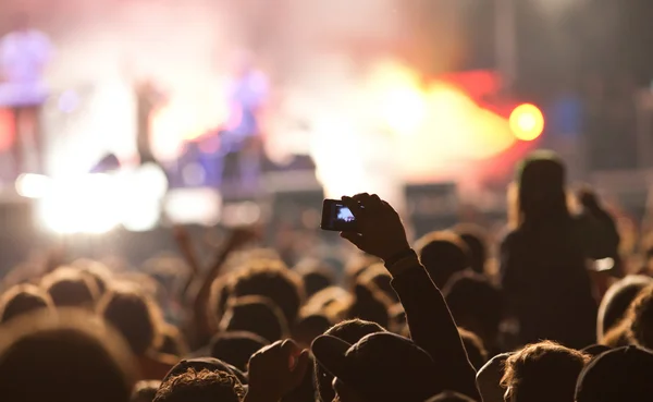 Multitud en concierto — Foto de Stock