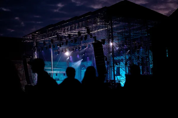 Crowd at concert — Stock Photo, Image