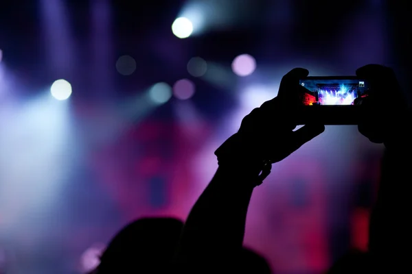 Crowd at concert — Stock Photo, Image