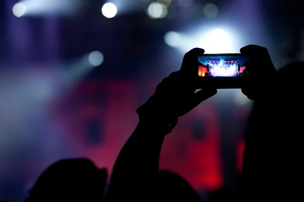 Crowd at concert — Stock Photo, Image