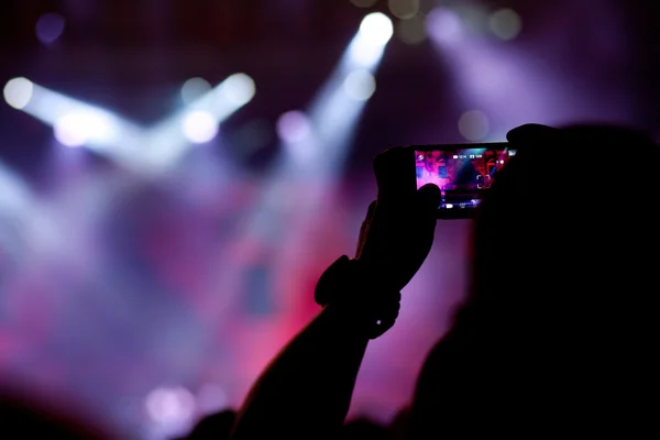 Crowd at concert — Stock Photo, Image