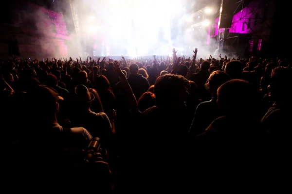 Andrang bei Konzert — Stockfoto