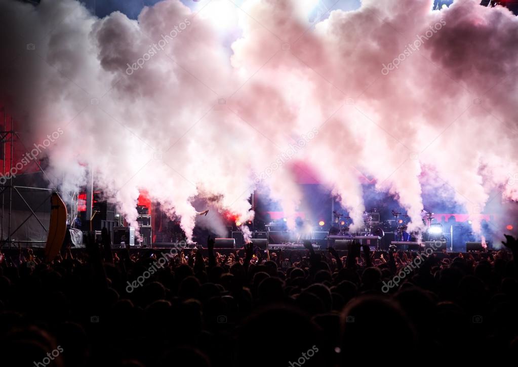 Crowd at concert