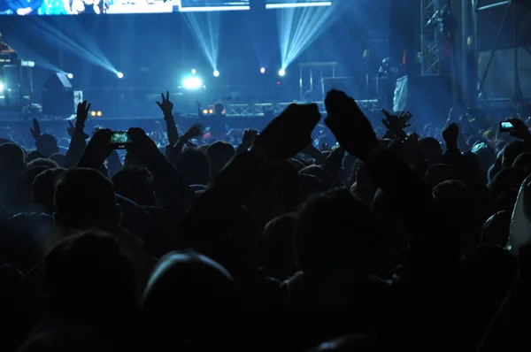 Andrang bei Konzert — Stockfoto