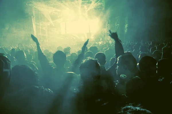 Crowd at concert — Stock Photo, Image