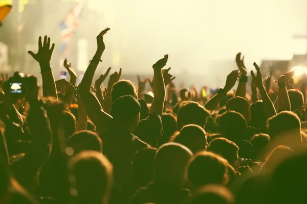 Crowd at concert — Stock Photo, Image