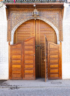 Marakeş 'te Arap doğulu mimari detayı