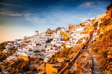 Yunanistan 'daki güzel Santorini adası