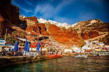 Yunanistan 'daki güzel Santorini adası
