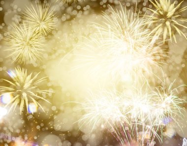 kar taneleri ve holiday lights ile Noel arka plan