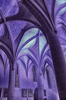 Kilise Bavyera ışık etkisi ile büyülü