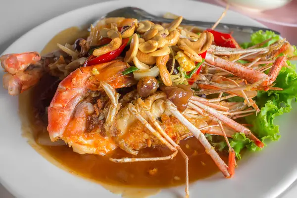 Ensalada de camarones dulces —  Fotos de Stock