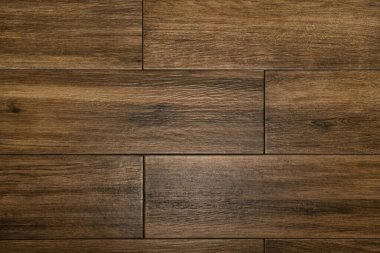 background of brown wooden flooring, top view clipart