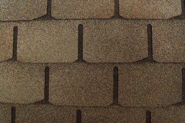 Gri, bituminous çatı kiremitleri geometrik desenli arka plan, üst görünüm